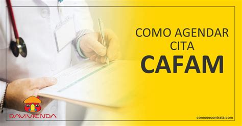 agendamiento de citas cafam|Cafam 